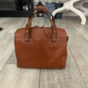 Fossil leather Rachel Satchel Brown like new